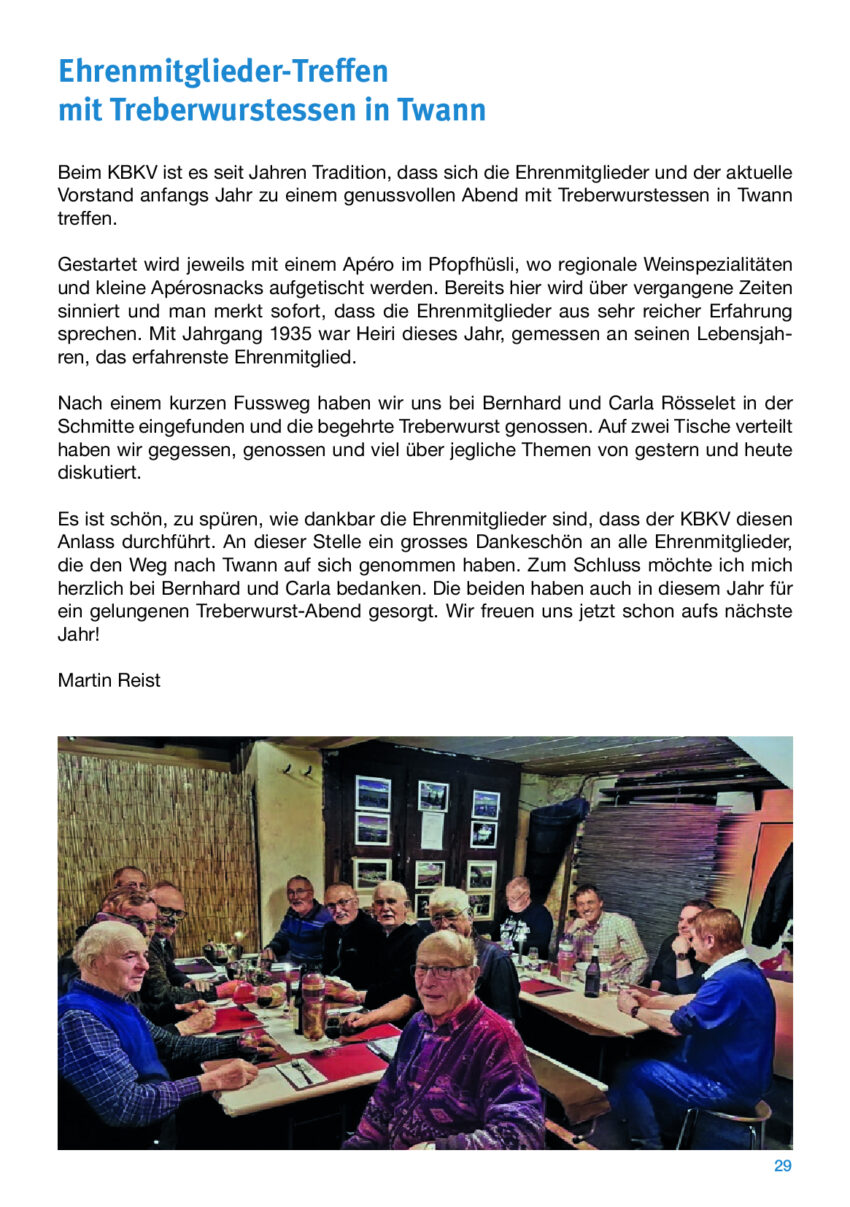 Ehrenmitglieder Treffen