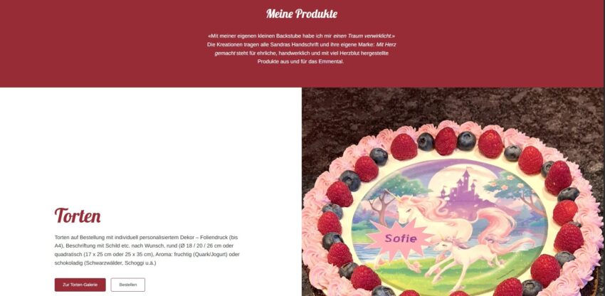 Webseite Produkte 1