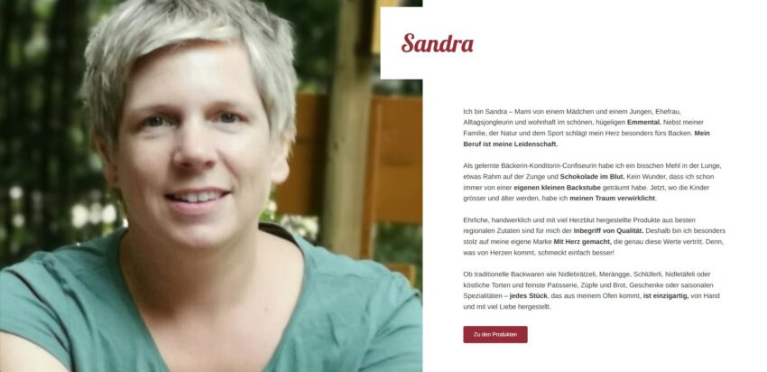 Webseite Ueber uns